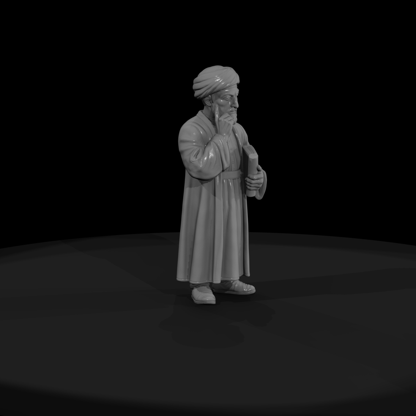 Hist 0073 Historical Maimonides Miniature Figure