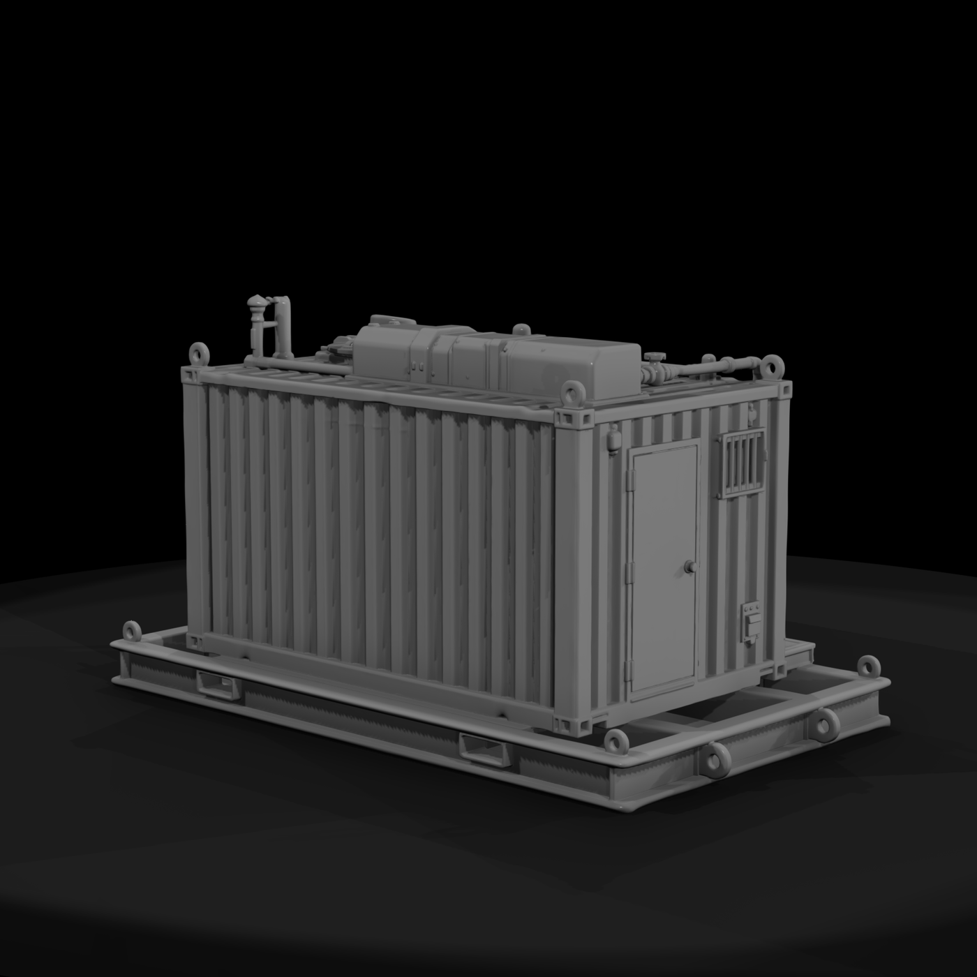 Mil 222 1980S Cold War Water Treatment Skid