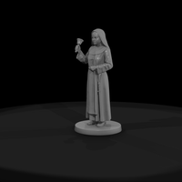 Nun Ringing a Hand Bell — thumbnail 3