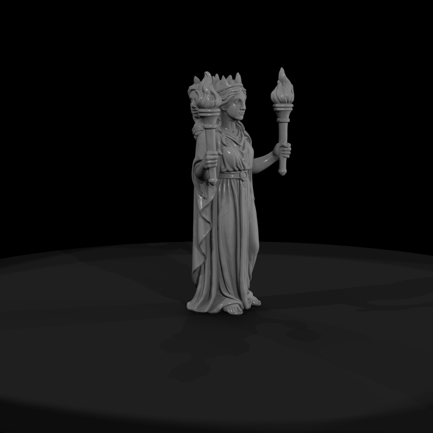 Myth 0296 Mythology Hecate Miniature Figure