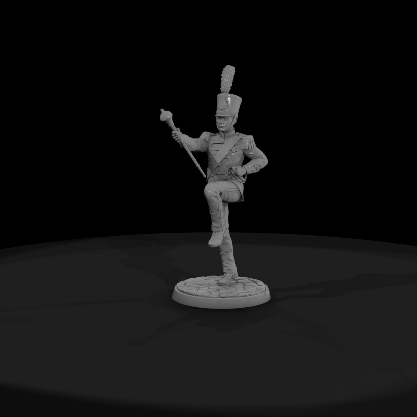 Poparc 0187 Marching Band Drum Major Alternate Pos