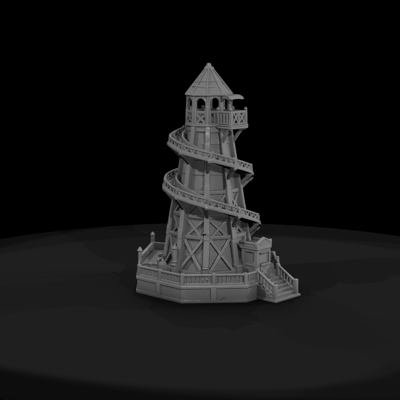 Fairground Helter Skelter Ride