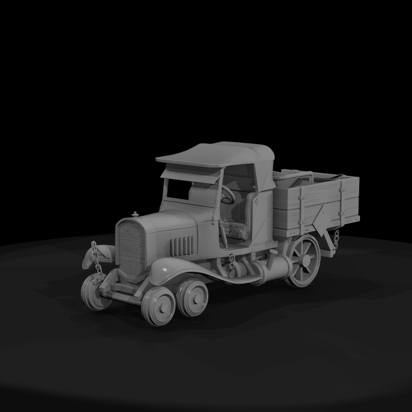 Vintage Military Cargo Truck