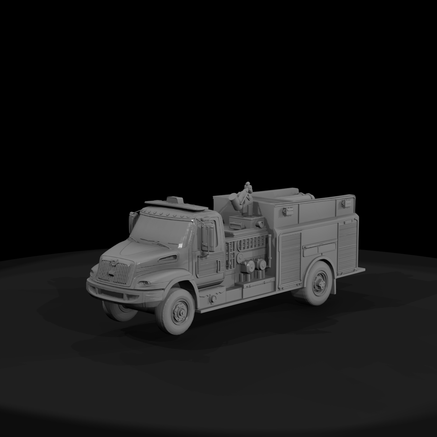 Fire Rescue Truck — Model & Railroad Layouts