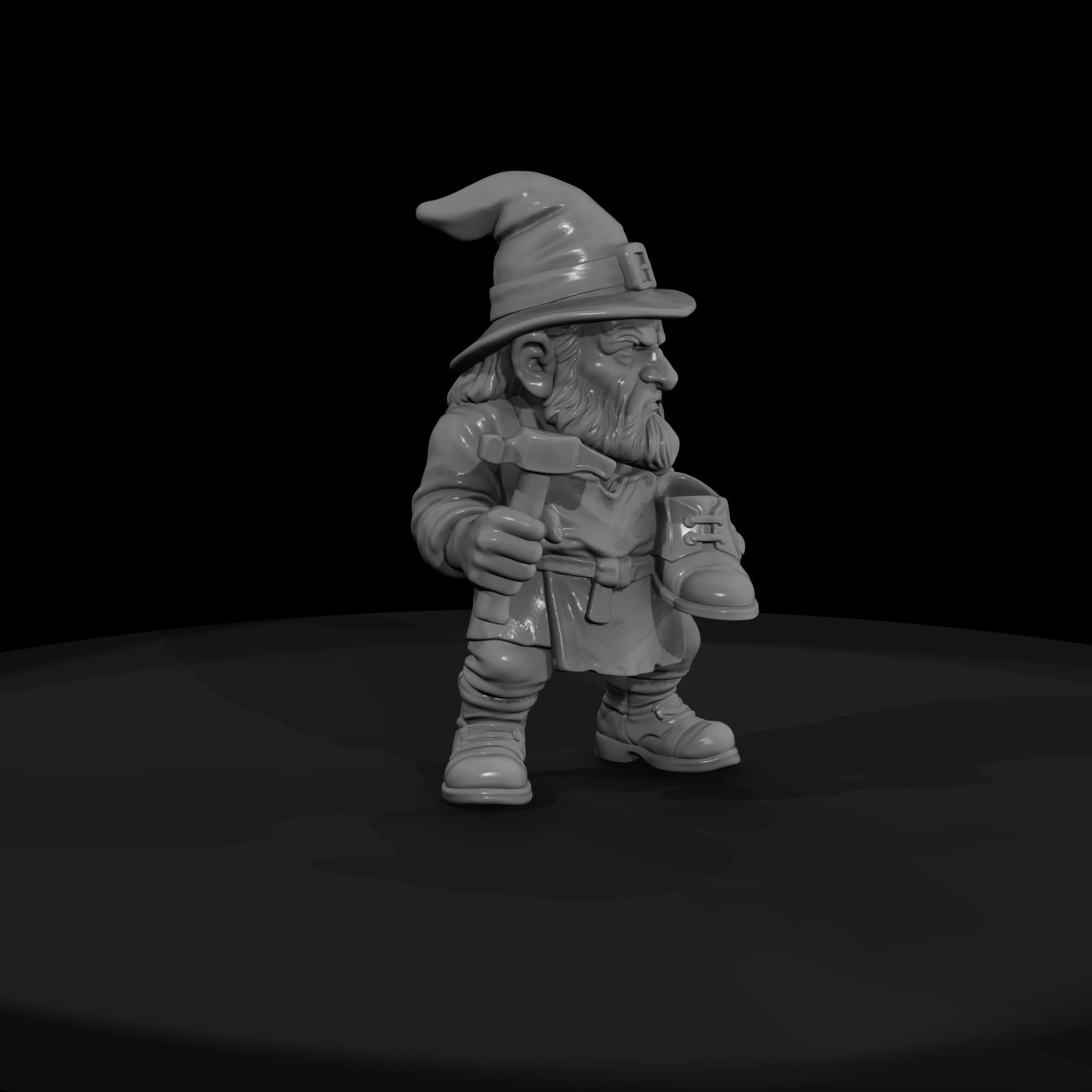 Myth 0413 Mythology Leprechaun Cobbler Miniature F