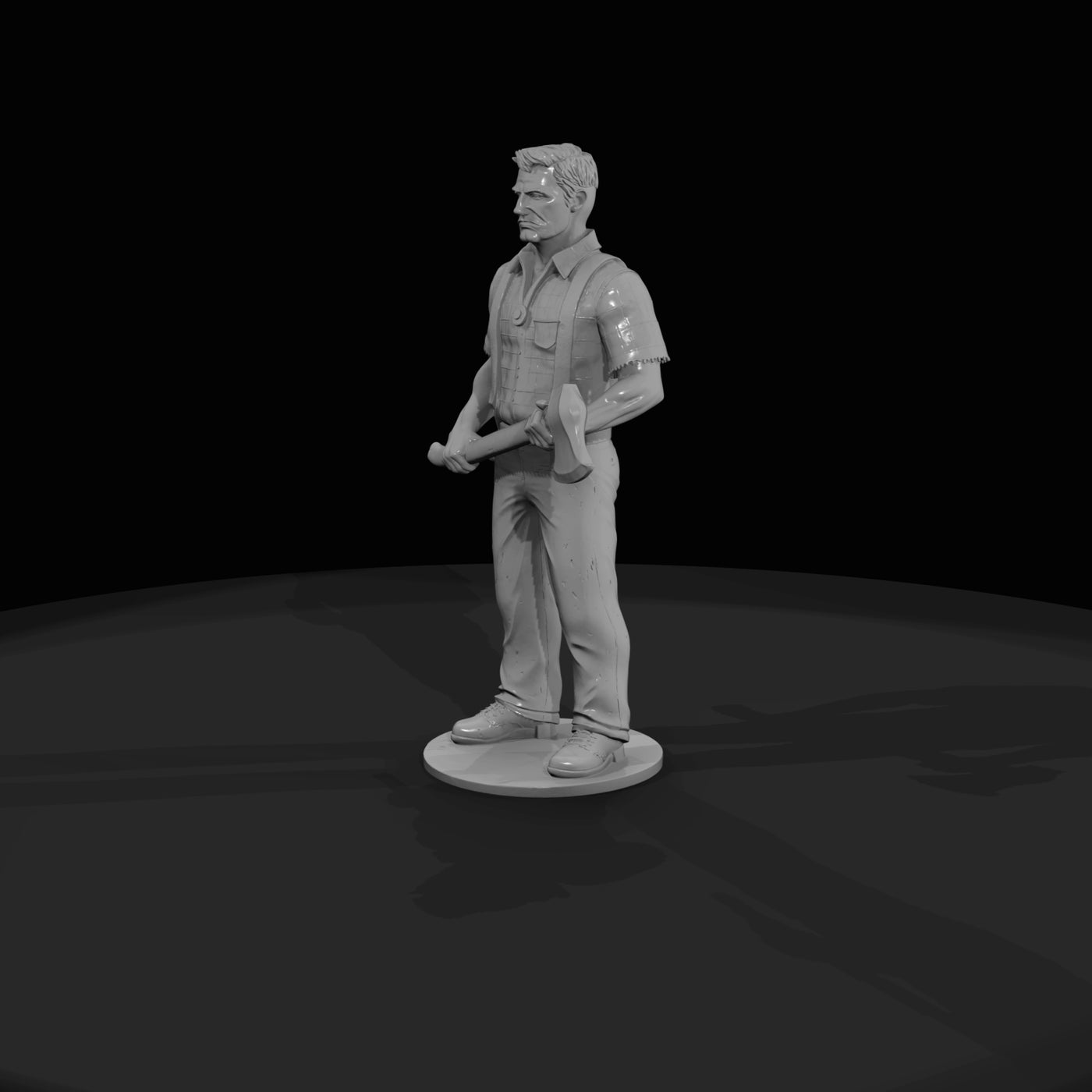 adult-male-standing-on-platform-holding-an-axe