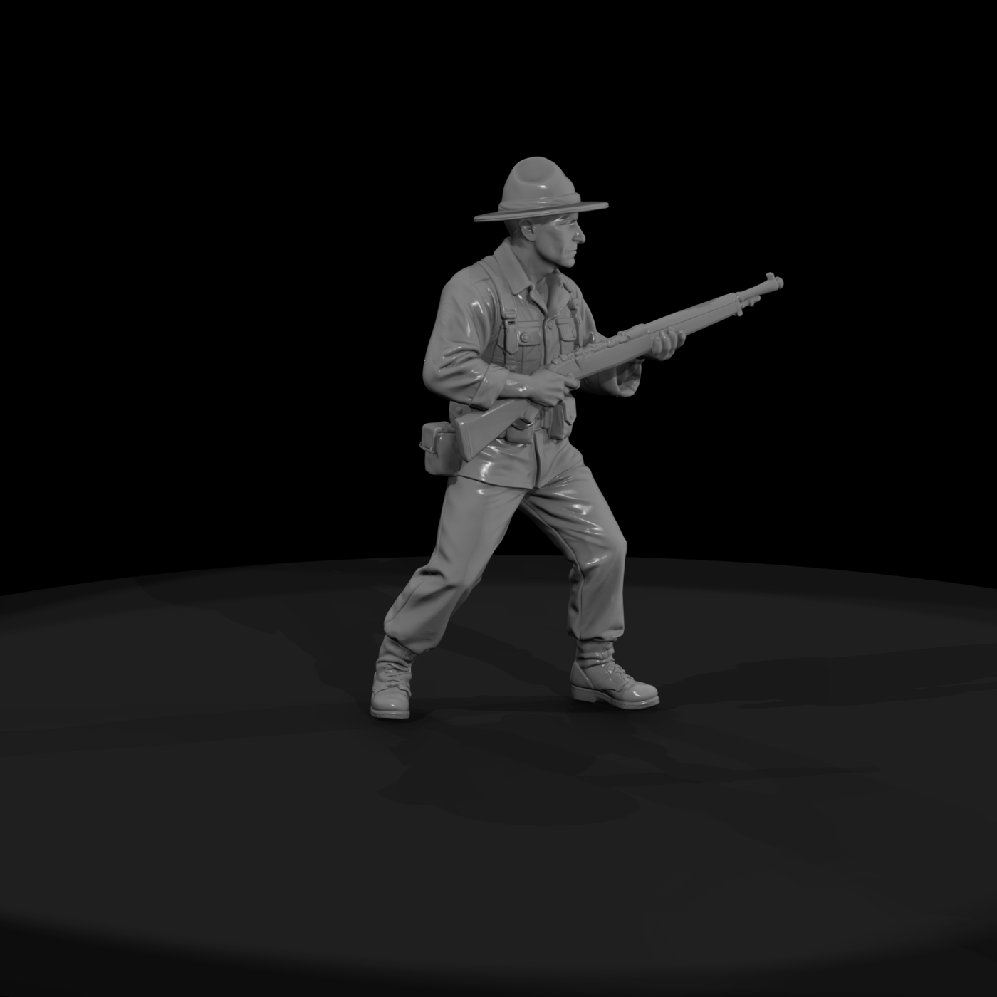 Ww2 Usmc 033 Wwii U S Marine Corps Scout Figure