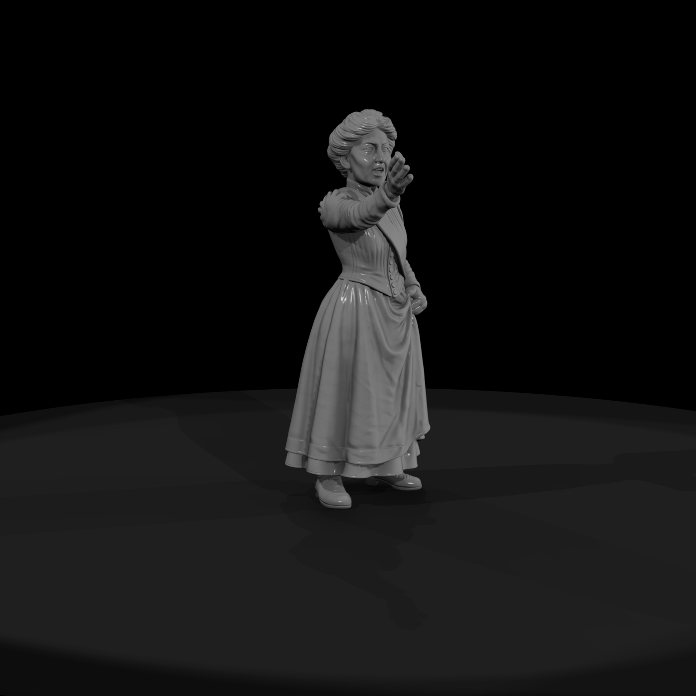 Hist 0171 Historical Emmeline Pankhurst Miniature