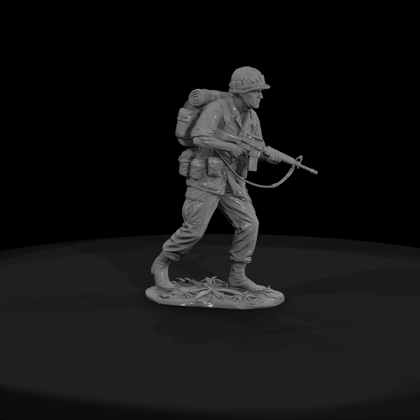 Vnh 059 United States Army Infantryman Village Swe
