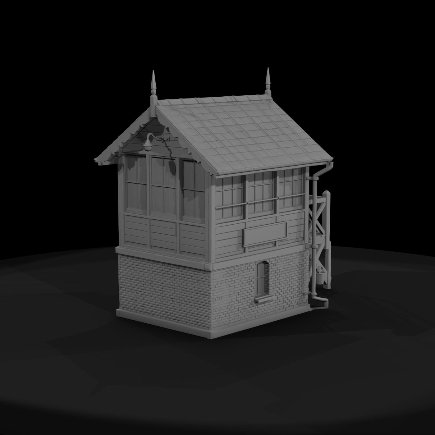 20260612 Two Story Railroad Signal Box 309D1Dde85