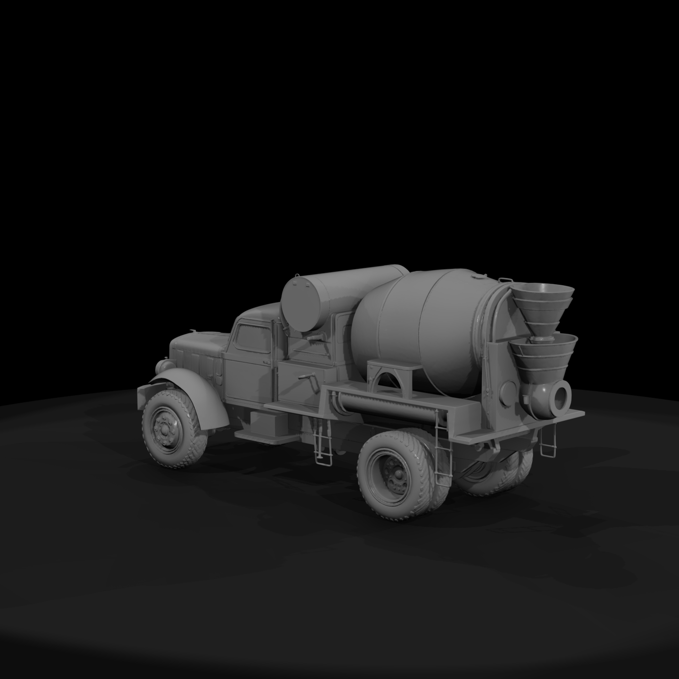 Classic Cement Mixer Truck