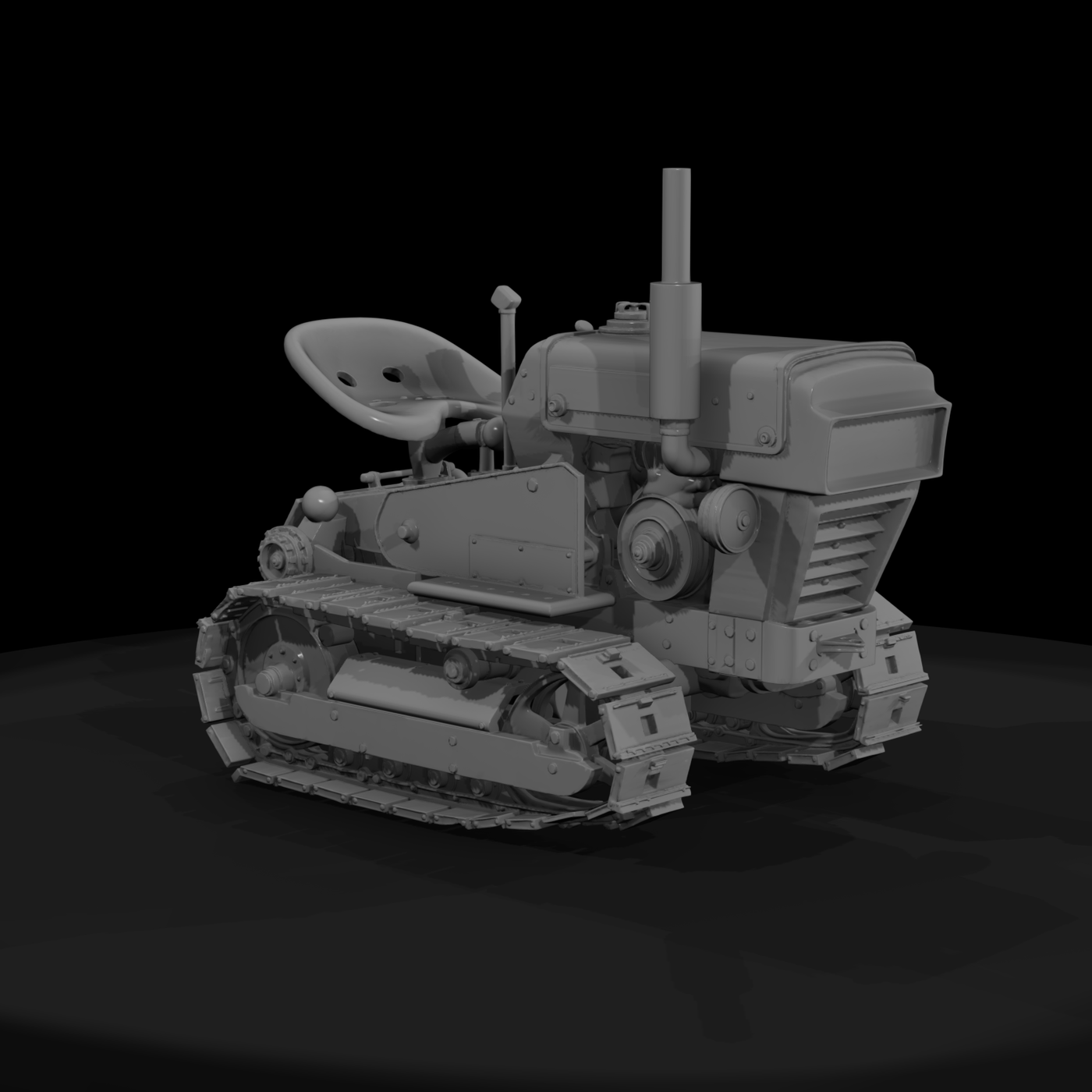 Crawler Tractor — Tracked Farm