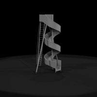 minimalist_3d_spiral_playground_slide — thumbnail 2