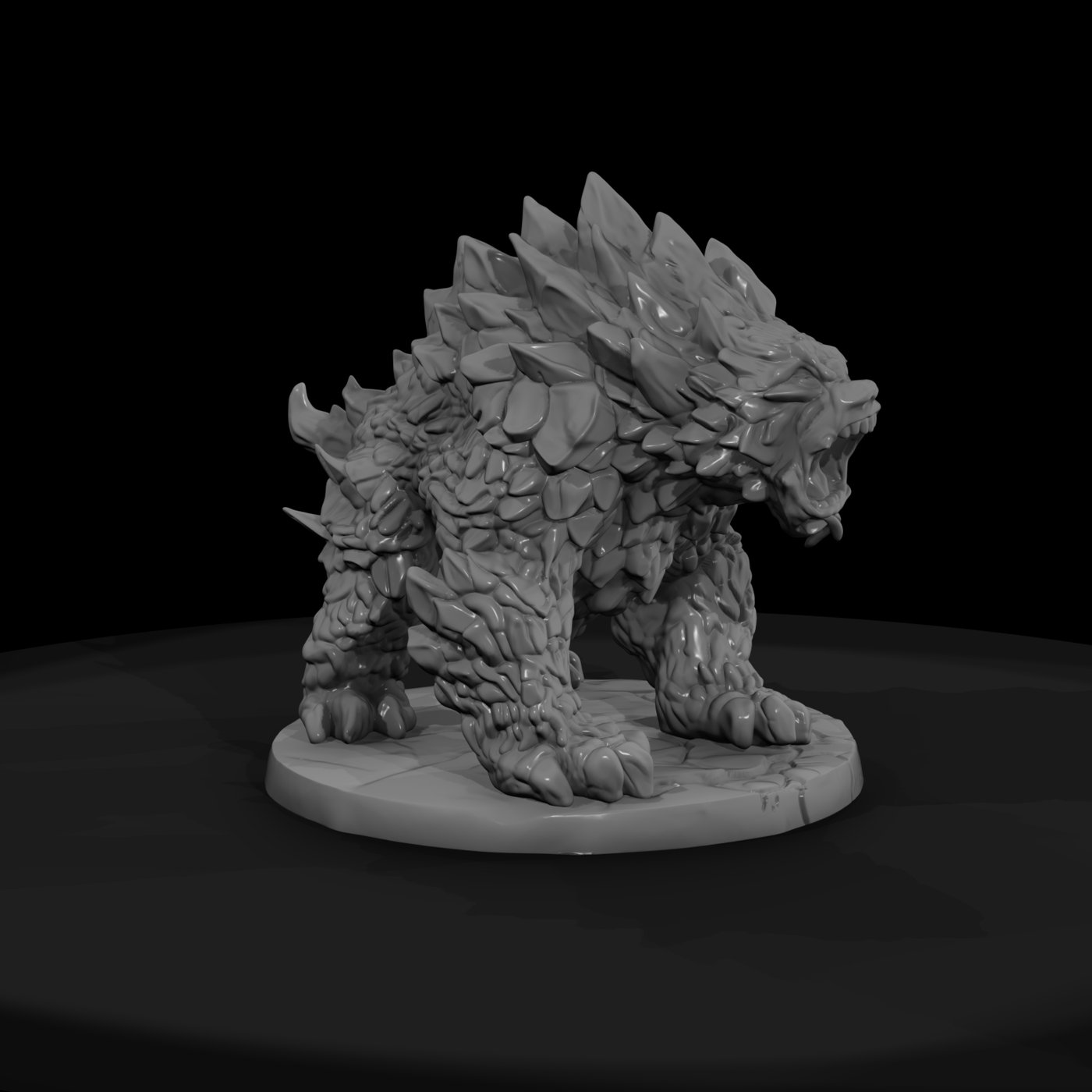 Creature Test 007 Glacier Bear Beast Scenegui A01