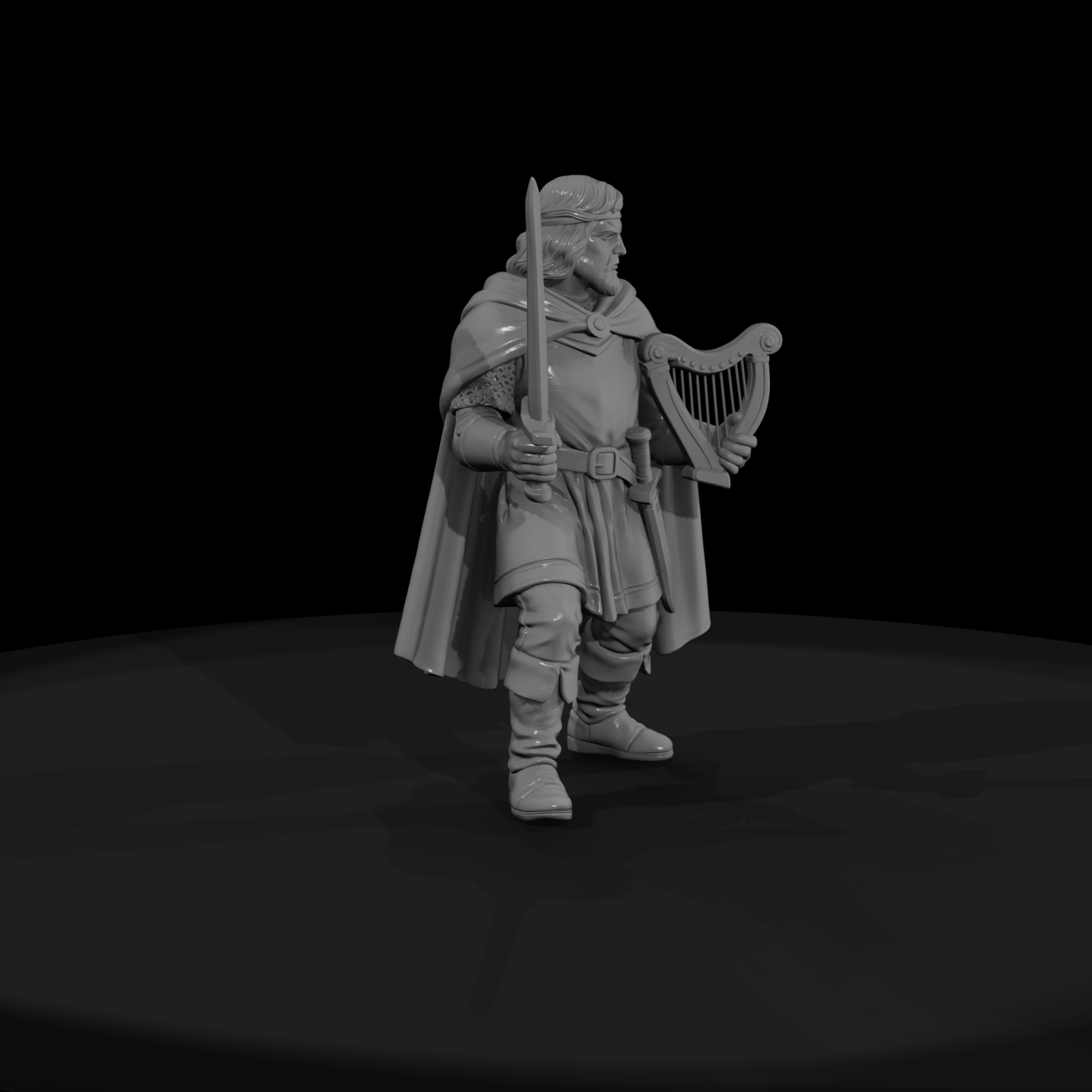 Myth 0425 Mythology Tristan Miniature Figure