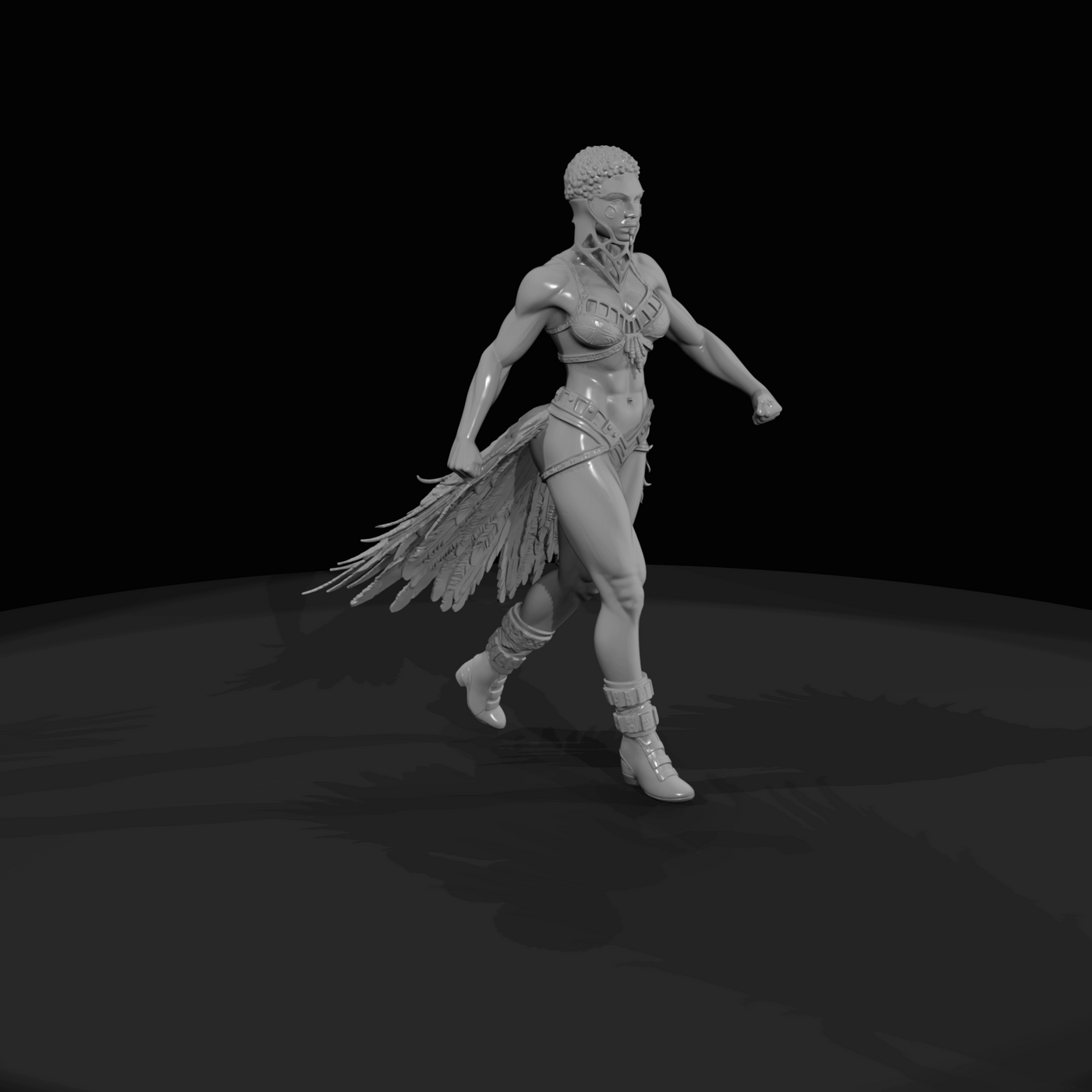 Feathered Carnival Dancer