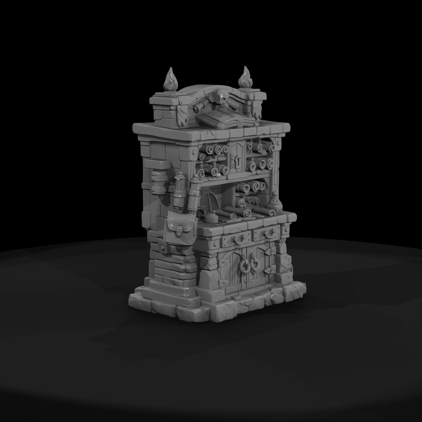 Hitem2 Scroll Cabinet