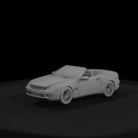 mercedes-sl-convertible-3d-printable-diorama-model-682648 — thumbnail 3