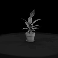 stylized-peace-lily-potted-plant-3d-printable-miniature-749768 — thumbnail 3