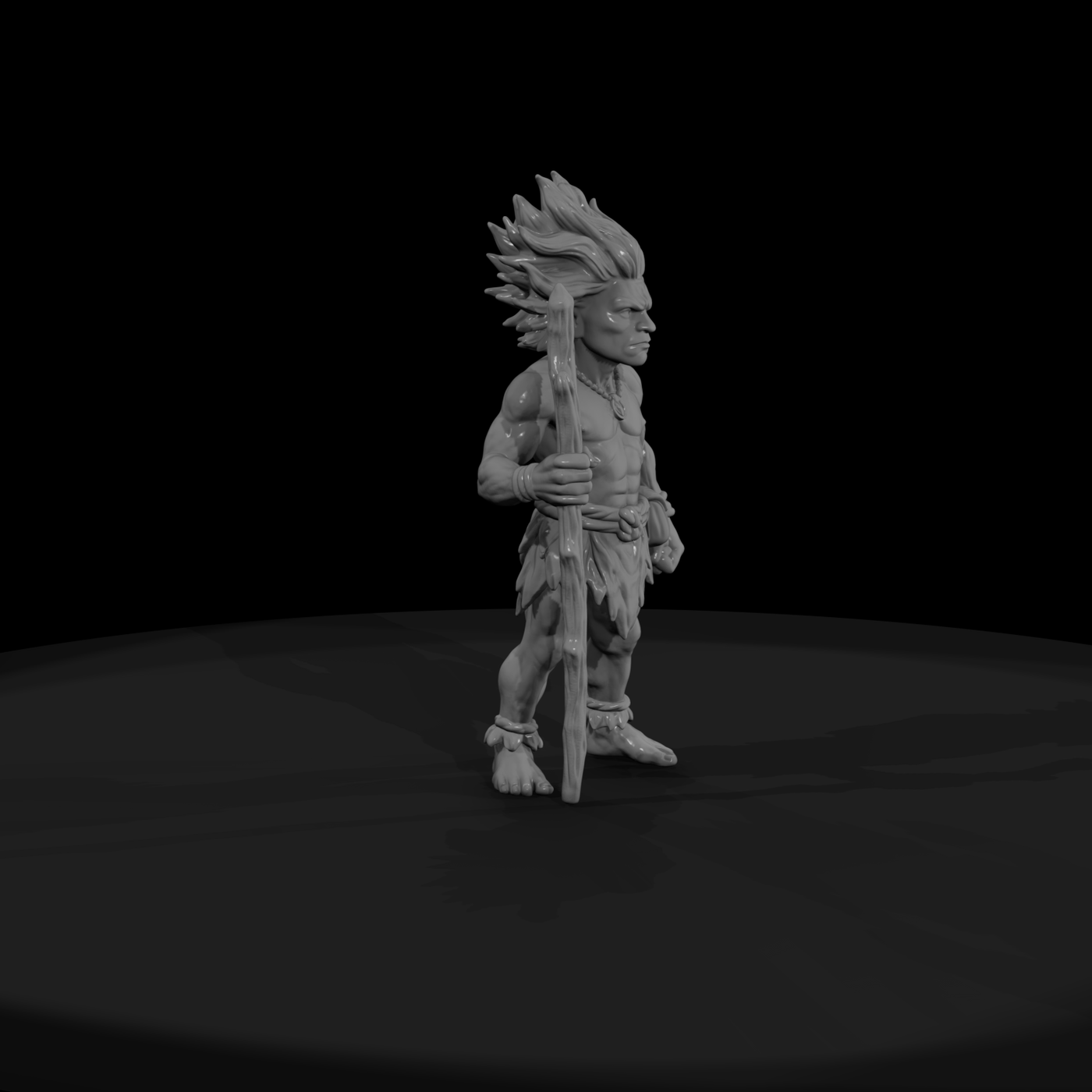 Myth 0477 Mythology Curupira Miniature Figure