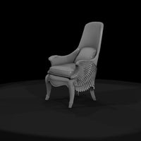 neoclassical-wingback-armchair — thumbnail 5