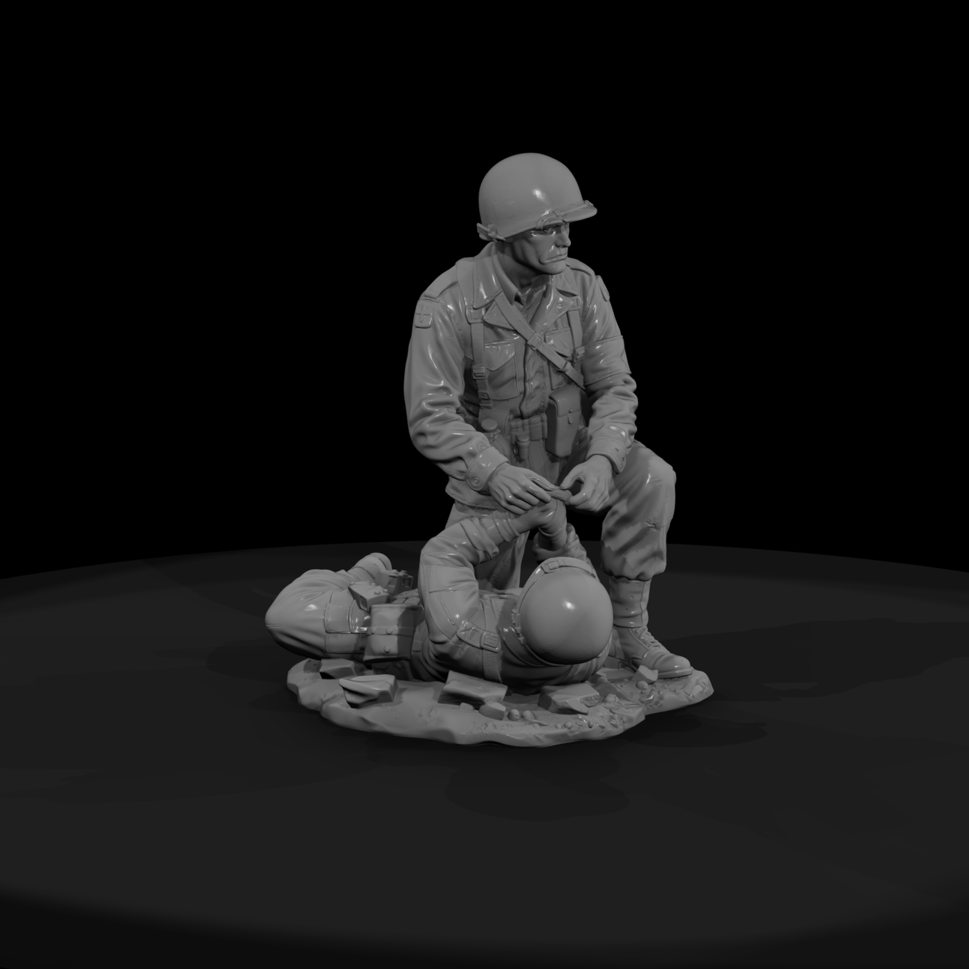 Ww2H 015 United States Army Combat Medic