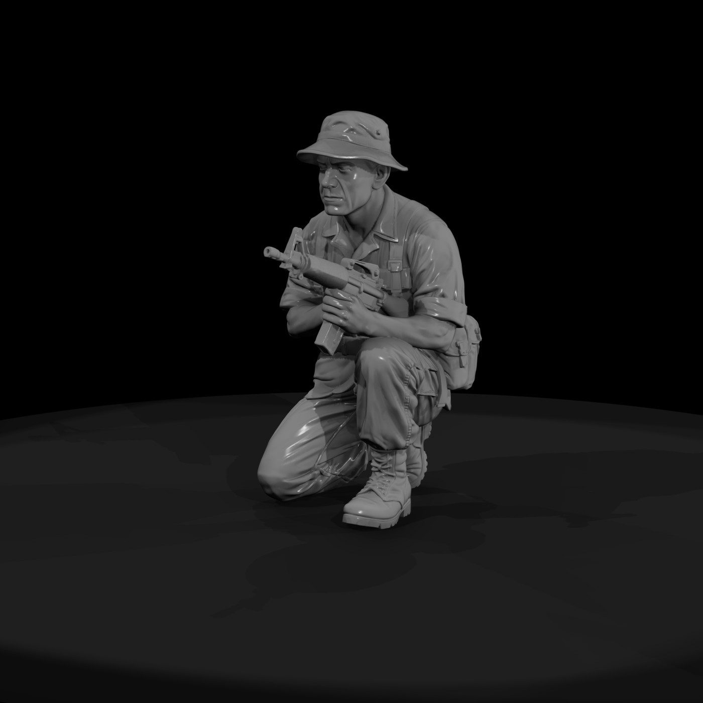 Vn Army 004 Vietnam U S Army Scout Figure