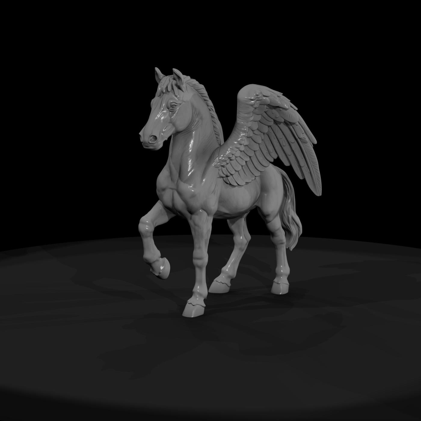Myth 0291 Mythology Pegasus Miniature Figure