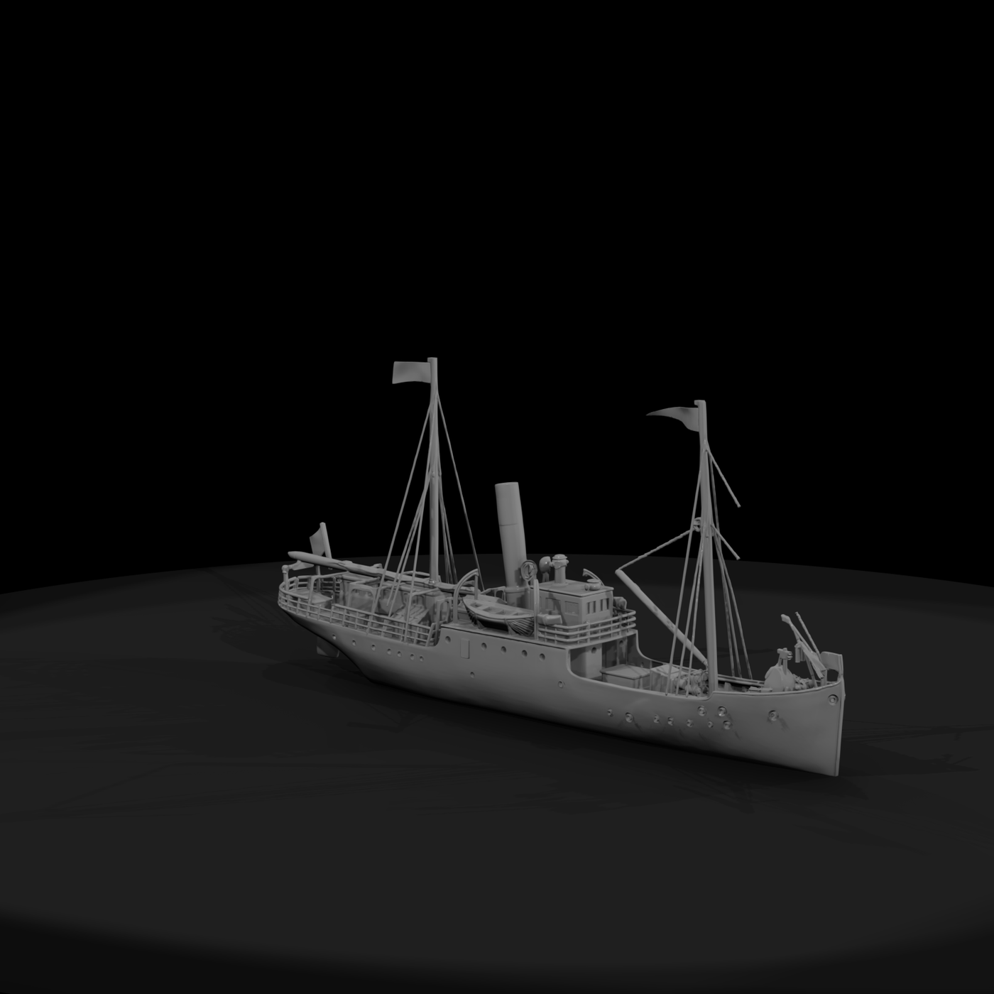 20260612 Old Steamship Model 5F3B4B1D64