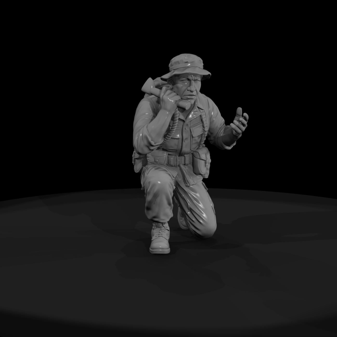 Vn Army 029 Vietnam U S Army Radio Operator Figure