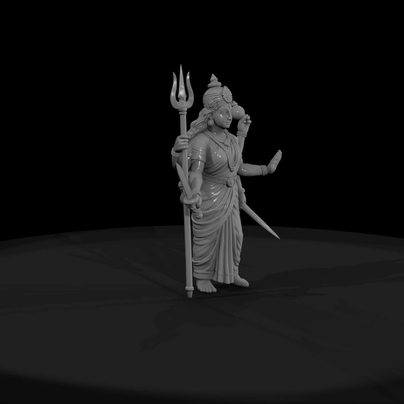 Myth 0438 Mythology Durga Miniature Figure