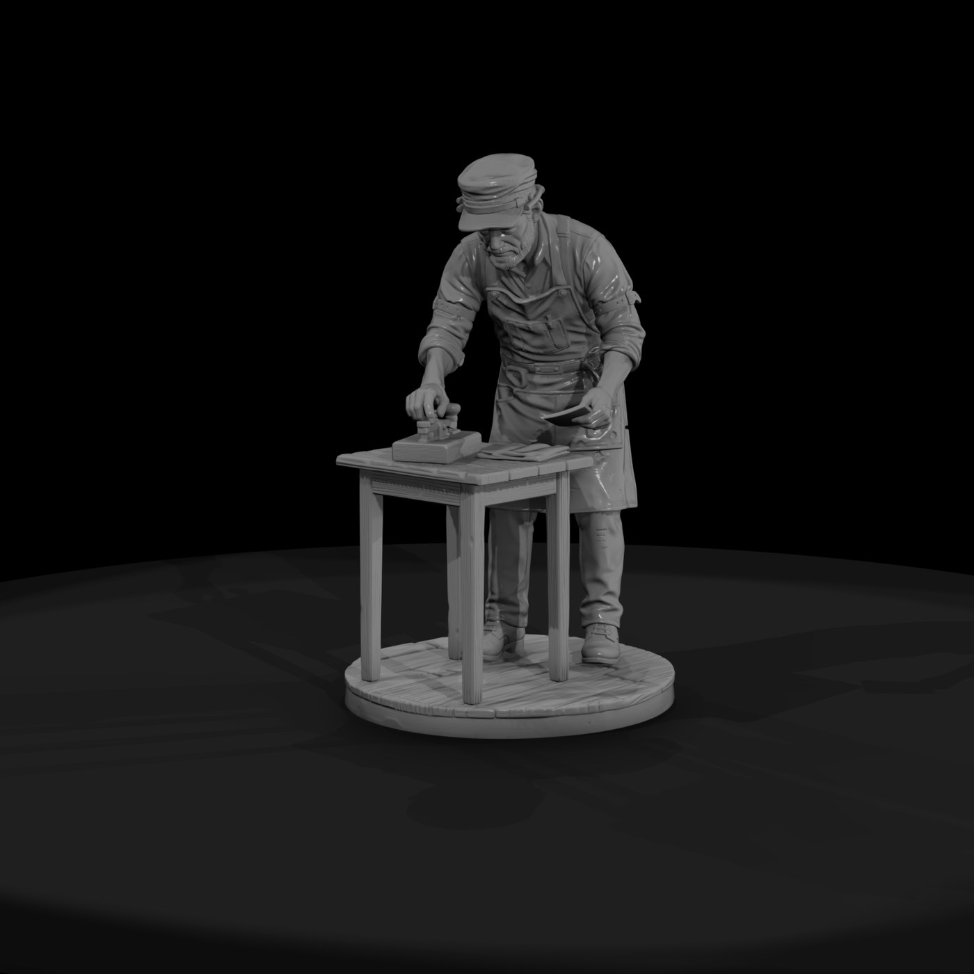 Poparc 0056 Old West Telegraph Clerk