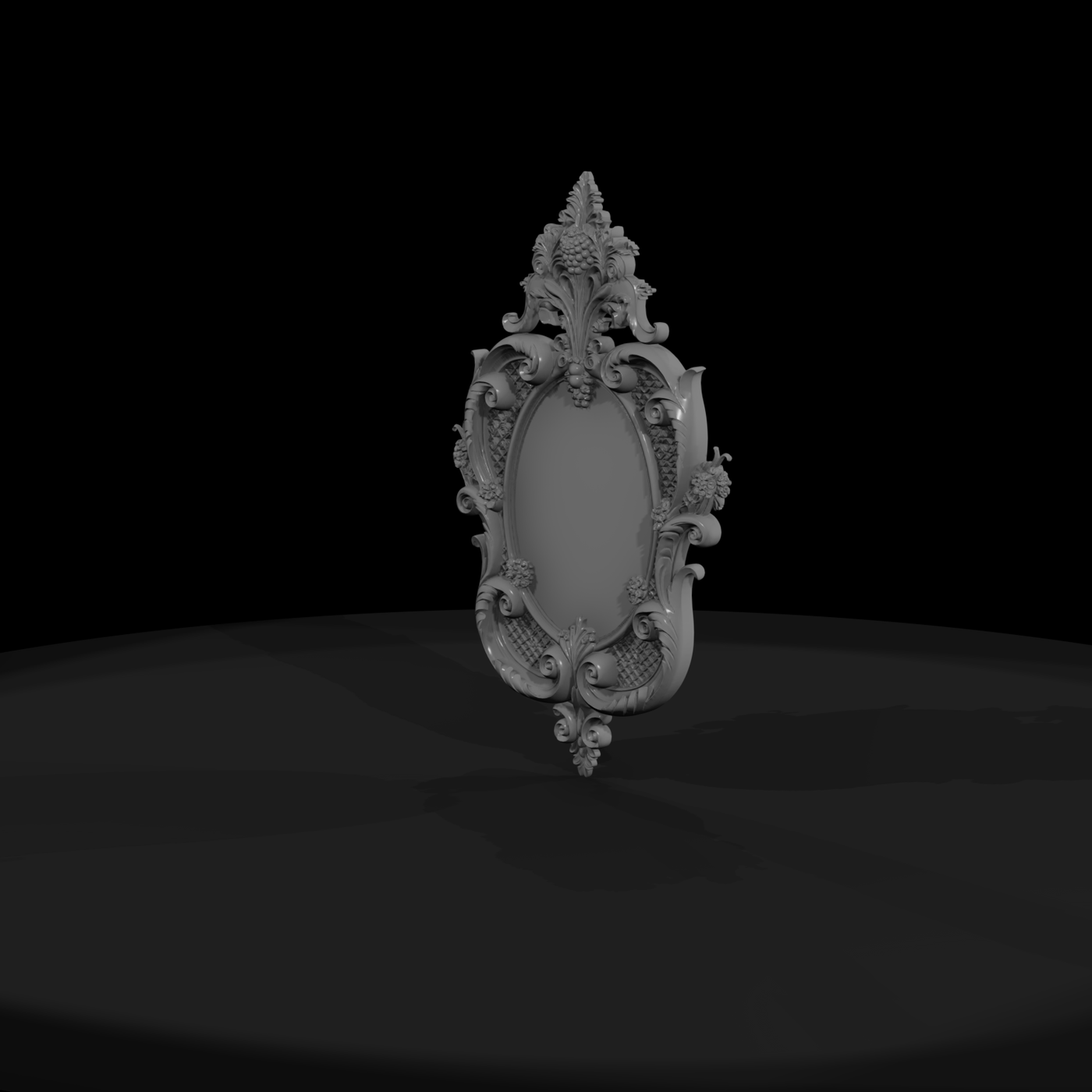 Rococo Baroque Ornate Wall Mirror Frame