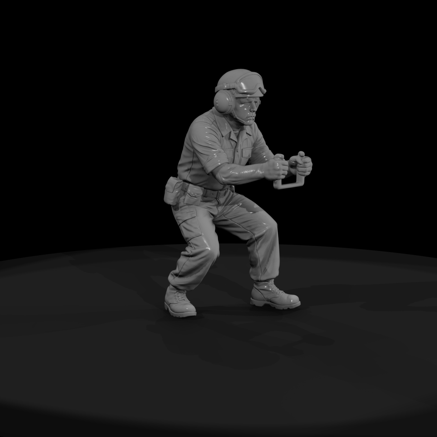 Mod Navy 019 Modern U S Navy Anti Aircraft Gunner