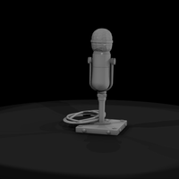 Vintage Condenser Desk Microphone - Desk Prop — thumbnail 3