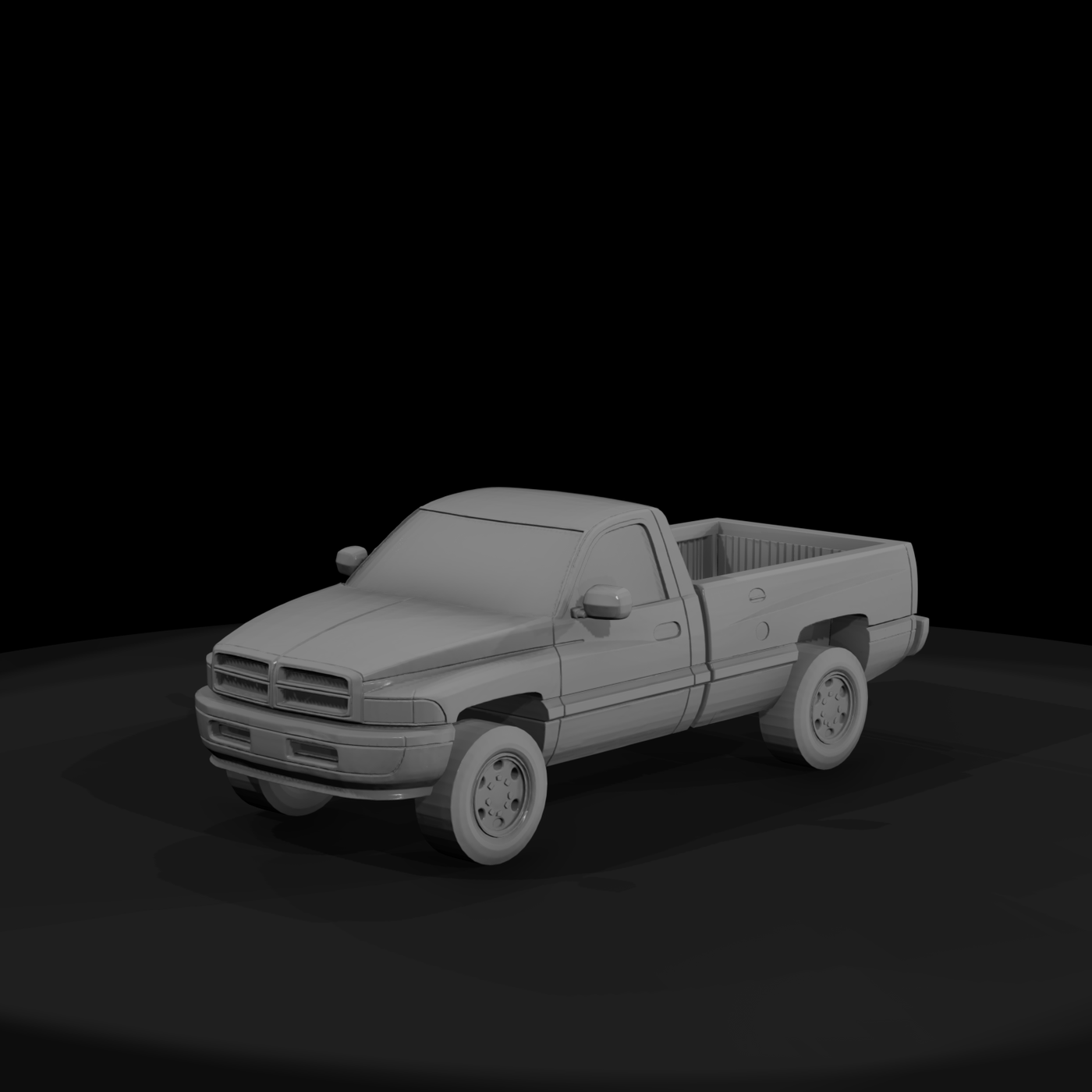 1990s Single-Cab Pickup Truck