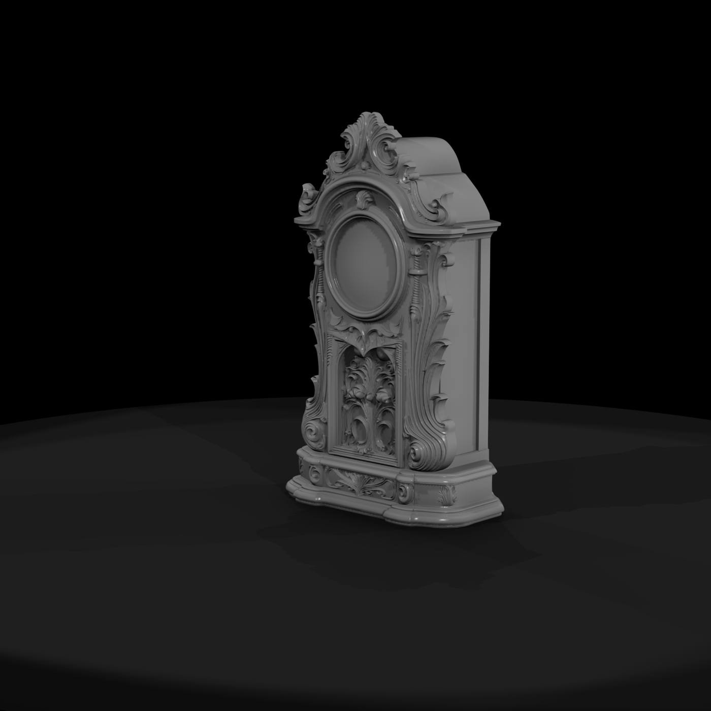 Rococo Ornate Mantel Clock & Model Railways