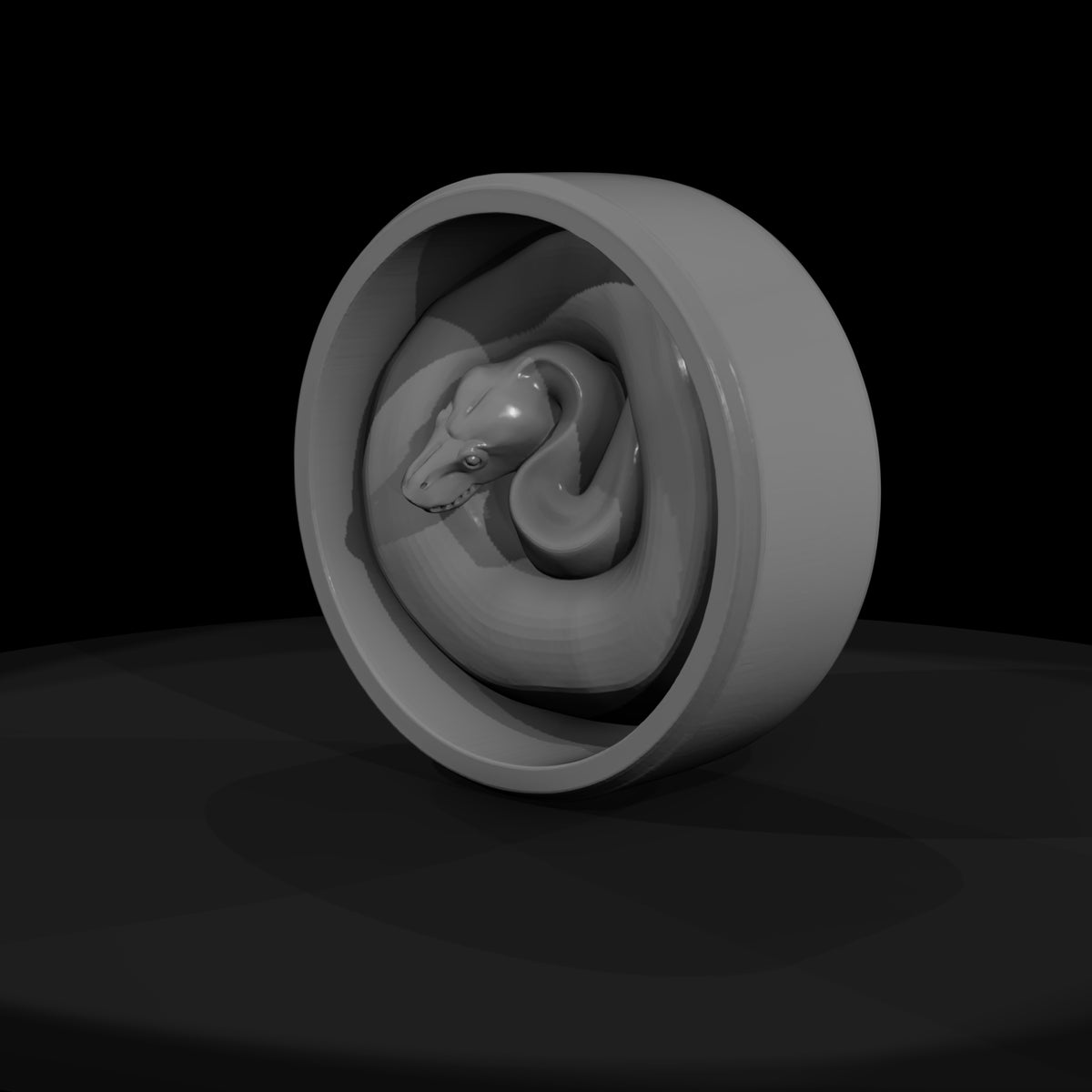 coiled-ball-python-medallion-sculpture-632962