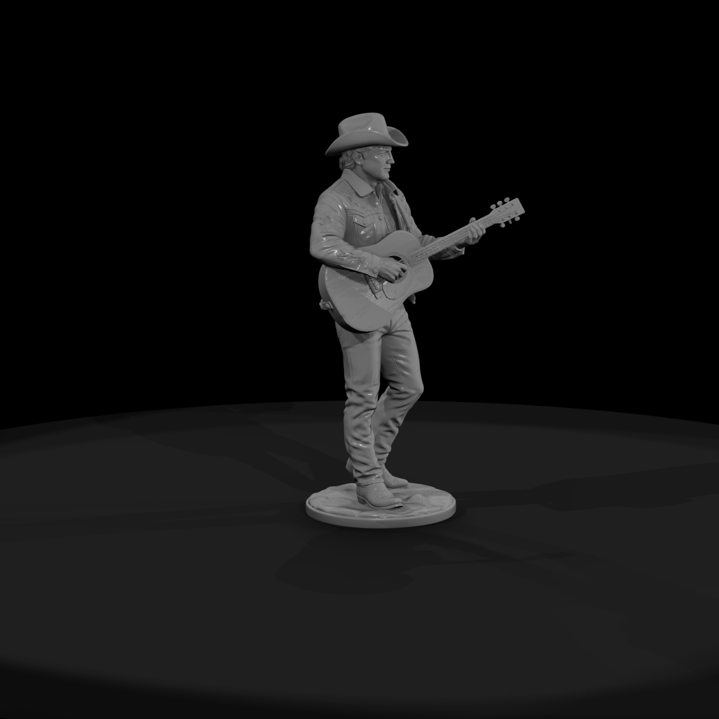 Poparc 0122 Country Road Guitarist
