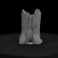 weathered-dead-tree-stump-3d-printable-terrain-piece-729365 — thumbnail 3