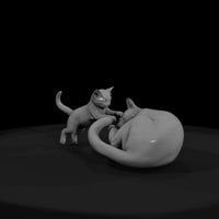 playful-cat-pair-figurines-ho-1-87-friendly-409159 — thumbnail 3