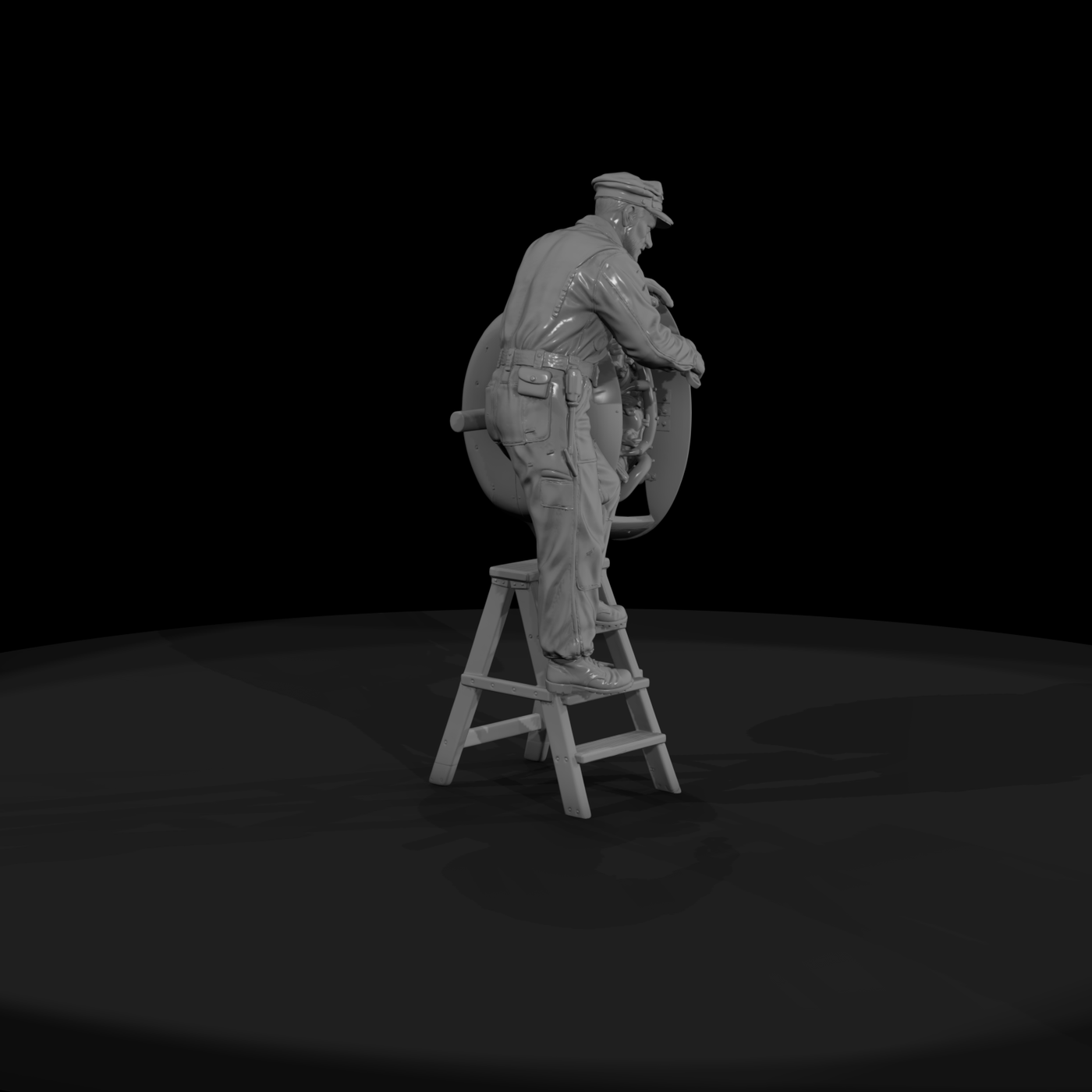 Ww2H 089 United States Bomber Ground Crew Chief
