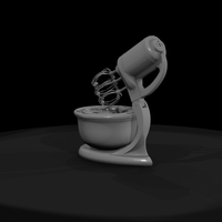 Low-Poly Kitchen Stand Mixer — thumbnail 3