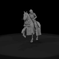 medieval-mounted-rider-ho-1-87-scale-3d-printable-miniature-753741 — thumbnail 3