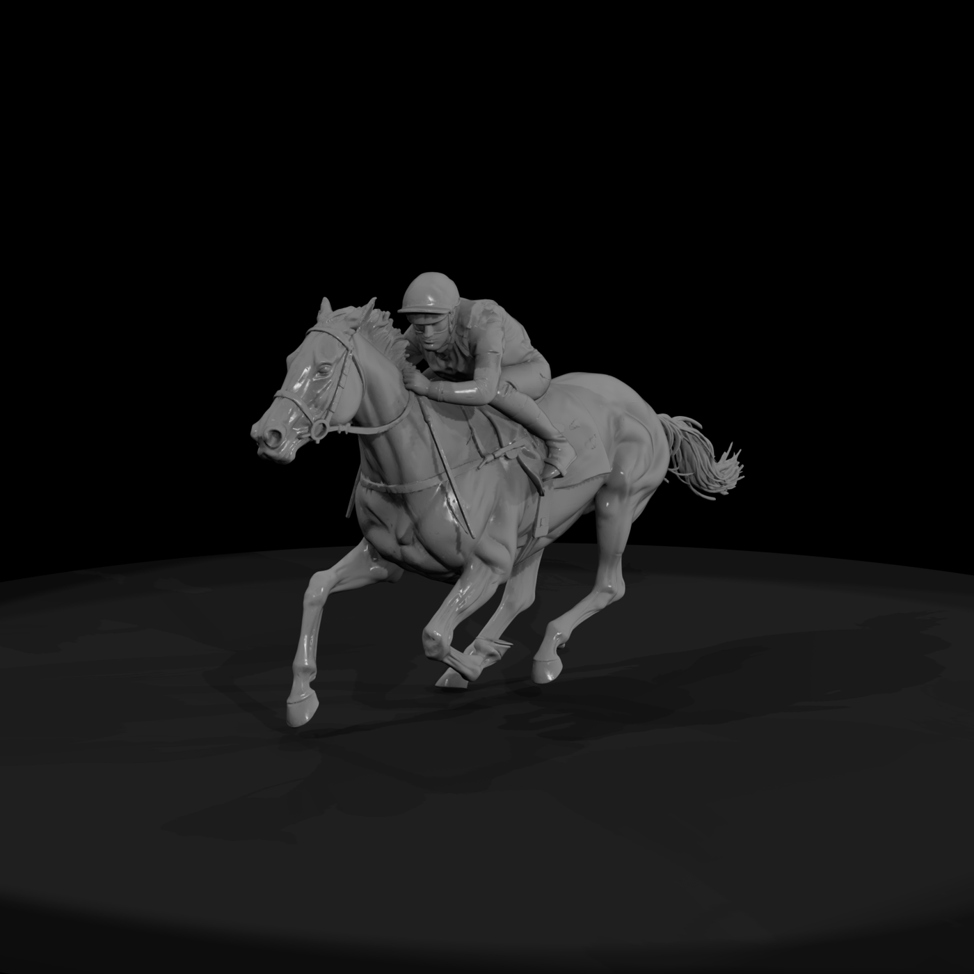 Jockey on Racehorse