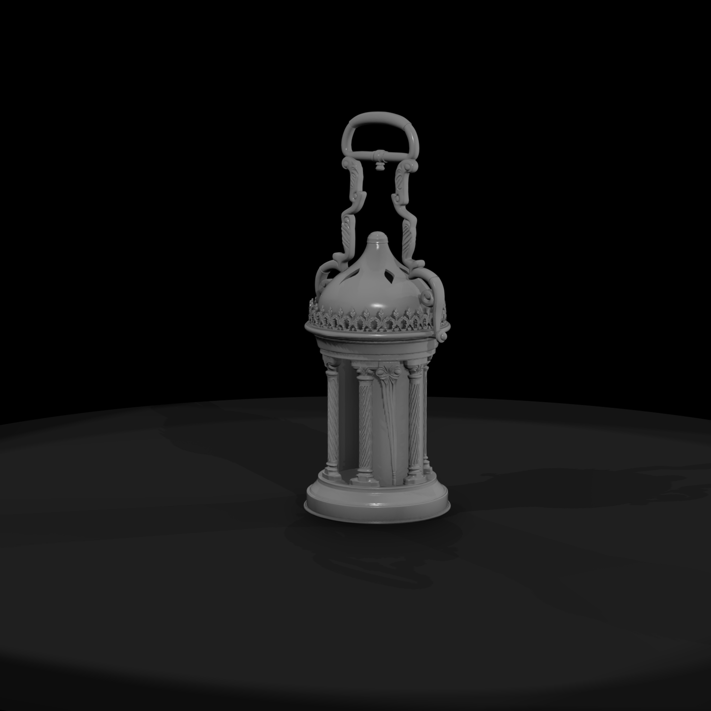 Victorian Ornate Hanging Lantern — Model Rail & Lamp