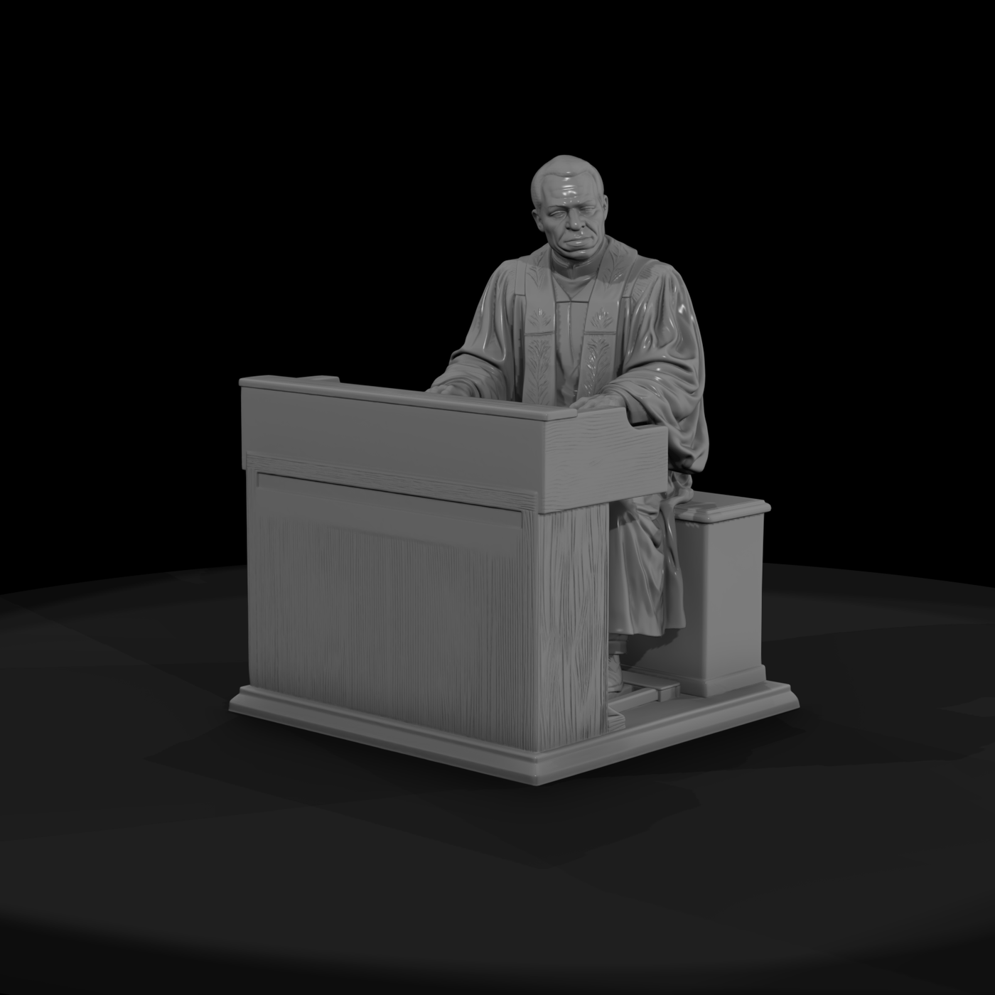 Gospel Organist at the Hammond Organ