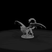 unpainted-resin-manticore-3d-tabletop-miniature-km — thumbnail 2