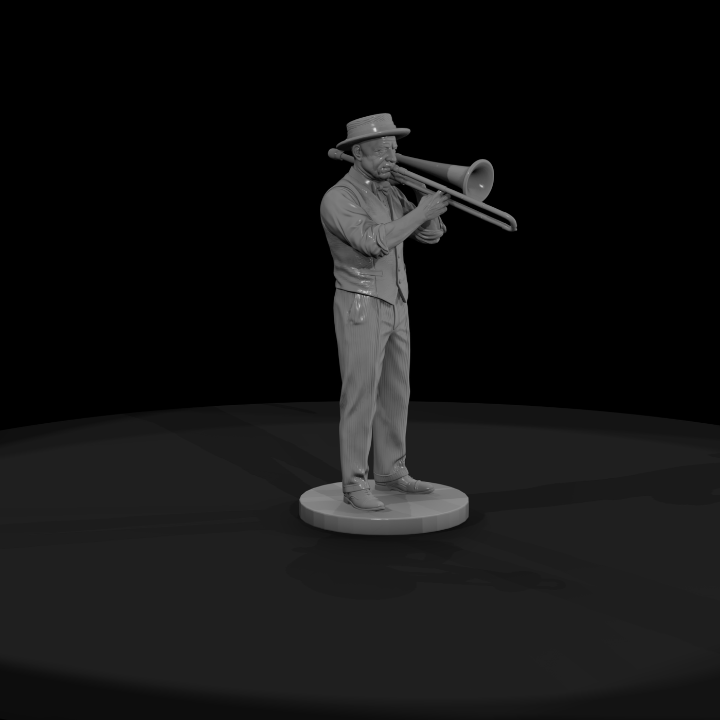 Dixieland Jazz Trombonist