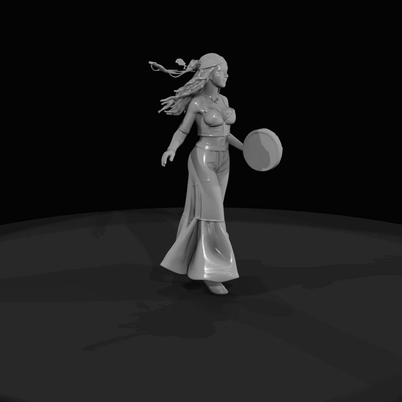 Bohemian Tambourine Dancer